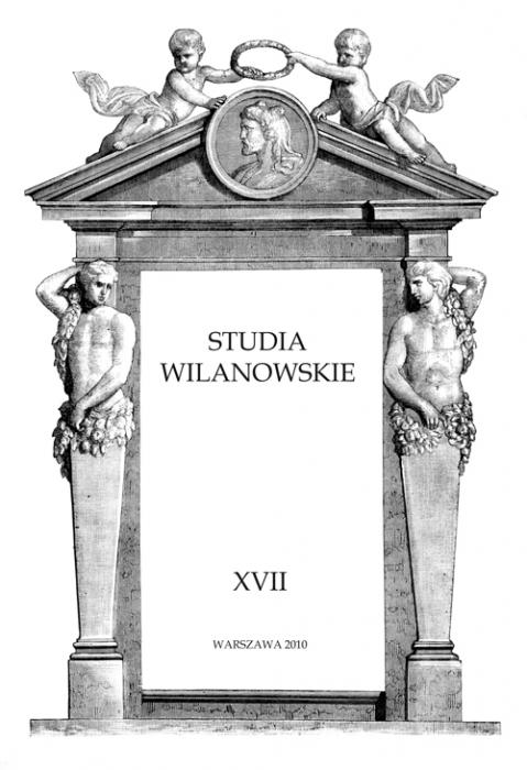 Studia Wilanowskie t. XVII