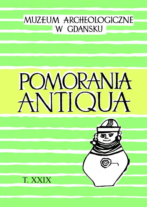 Pomorania Antiqua, tom XXIX